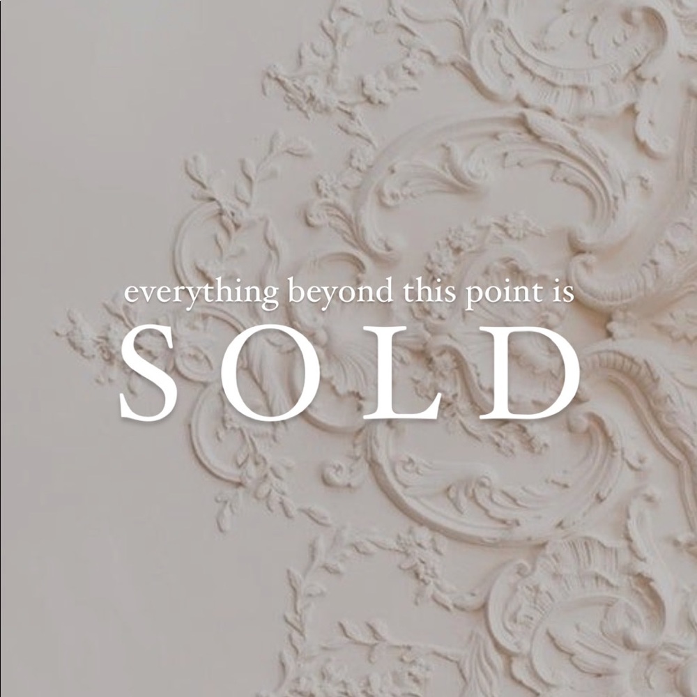 SOLD ITEMS